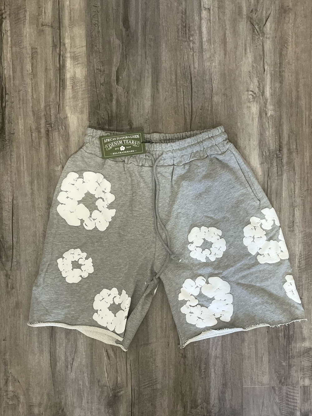 Grey Wreath Denim Tears Shorts Size M